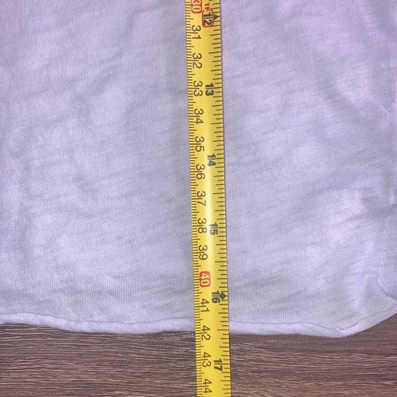 Womens XXS Rag & Bone Lavender Crop Top Burnout Pocket Tee - Picture 5 of 9